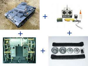 Special HL R/C Radio Control Panzer III Tank with Metal upgrades 