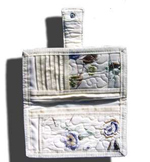 NEW Donna Sharp Lavender Suzette Quilt Checkbook Cover  