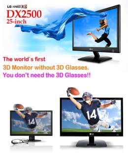 lg flatron cinema 25 inch wide glasses free 3d monitor new edition 