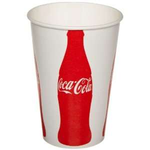 Coca Cola 16P1727 Trademarked Paper Cold Cup VIS, 16 oz Capacity (24 