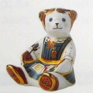  Royal Crown Derby Paperweights Collection Schoolgirl Teddy 