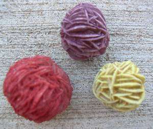 RED, PURPLE, YELLOW MINERAL SELENITE ROSES  