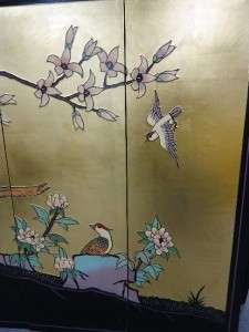 Gold Leaf Lacquer Wall Panel/Wall Screen Decor Chinese  