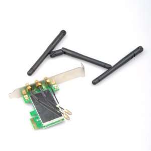  PCI E To PCI E Wireless Network Card Adapter Antenna WiFi 