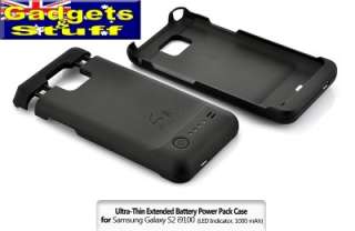   Extended Battery Power Pack Case for Samsung Galaxy S2 i9100, 1000mAh
