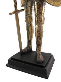 Scratch and Dent` Medieval Knight In Armor Statue Figure Armour 