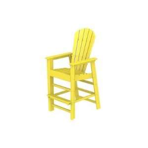   Polywood Recycled Plastic South Beach Bar Chair: Patio, Lawn & Garden