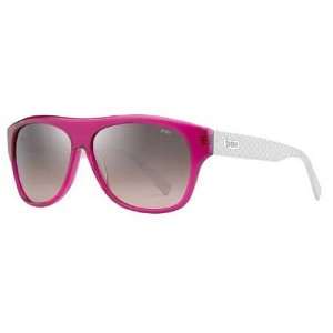   Grey Frame/Mauve Gradient Lens Plastic Sunglasses
