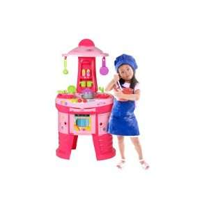  42 Barbie Toy Kitchen for Children Barbie Deluxe Pretend Play 
