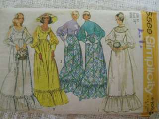 VTG Simplicity Womens WEDDING GOWN Sewing Pattern 5569  