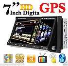 HOT Item Double 2 Din 7 Car DVD CD Player GPS Navigation In Dash 