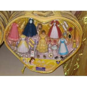   World Beauty and the Beast Belle Fashion Polly Pocket Doll Set: Toys