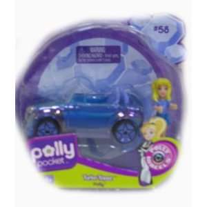   Pocket Polly Wheels Turbo Topaz Polly Doll with Vehicle Toys & Games