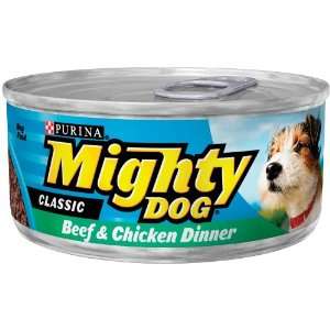  Purina Mighty Dog Classic Dog Food   Beef & Chicken Dinner 