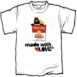 shirt   Funky CHICKEN Noodle Soup, Made w Love **  