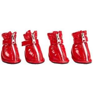  Dogit Dogit Style Rain Boots   Red   Large (Quantity of 2 