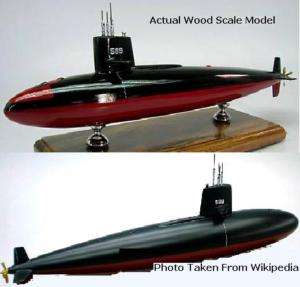Dynamics USS Scorpion USA Submarine Wood Model Large FS  