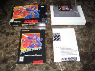 Mega Man 7 Super Nintendo SNES Game Complete 013388130313  