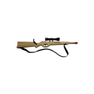  RUBBER BAND TOY RANGE RIFLE WITH SCOPE