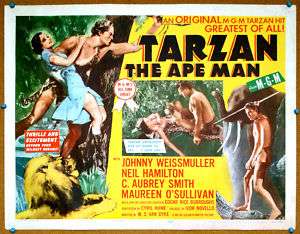 TARZAN THE APE MAN, 1932, Johnny Weissmuller  