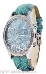 WOMENS JOE RODEO AQUA TECHNO MASTER DIAMOND WATCH  