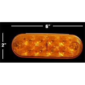    6 Amber LED Truck Trailer Boat Light Stop Tail Turn: Automotive