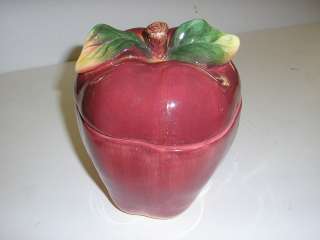 RED APPLE CANISTER?? TENDER HEART TREASURES 1998 7H RED APPLE  