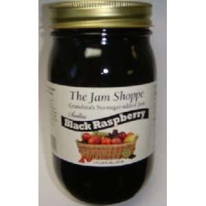  Jam Shoppe Home Style Jam   All Natural   Black Raspberry, Seedless 
