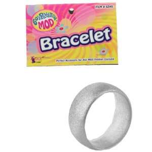   By Forum Novelties Inc Mod Silver Bangle Bracelet / Silver   One Size