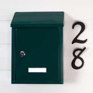  Smart Locking Wall Mount Mailbox   Green Powder Coat: Home 