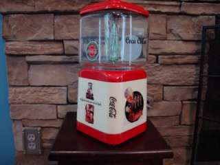 Vintage 1950s Oak *COCA COLA* Gumball Candy Vending Machine Soda 