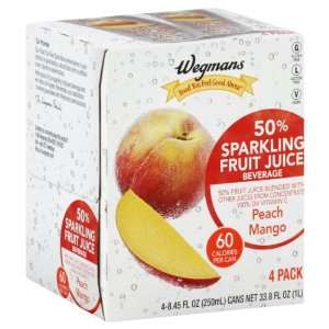 Wgmns Food You Feel Good About Sparkling Fruit Juice Beverage, 50% 