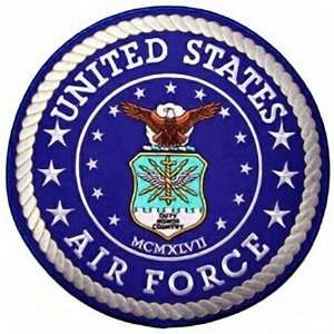 United States AIR Force 10 Inches Embroidered Patch Army 