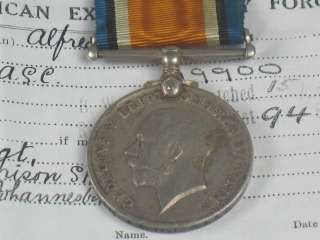 British Commonwealth WW1 WWI War Medal 1914 18 Silver DVR,A.S. VOGAT 