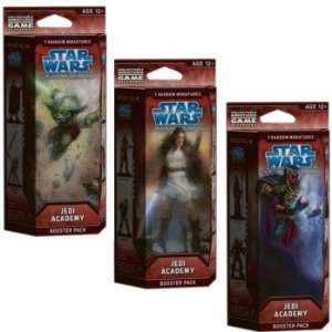    Star Wars Miniatures Jedi Academy Booster Pack Toys & Games