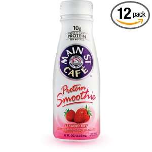 Gehls Main St. Café Strawberry Protein Smoothie, 11 Ounce (Pack of 