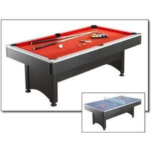  Pool Table with Table Tennis
