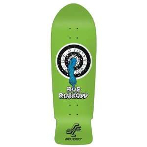  Santa Cruz Rob Target 1 Green Reissue Skateboard Deck 2011 
