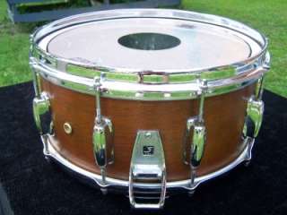  Mahogany/Maple 10 lug w/Super Stainer Vintage Snare Drum  