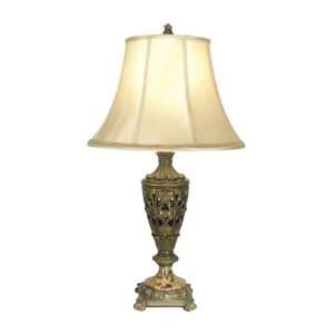   Tiffany PT60041 Preston Table Lamp, Classical Gold and Fabric Shade