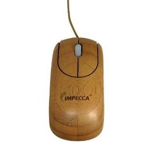 WMB101 Custom Carved Designer Bamboo Mouse by Impecca