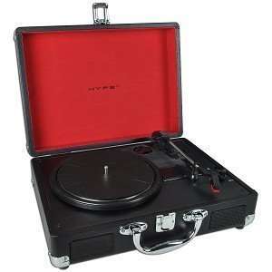    HYPE HY 2004 BCT Portable Briefcase USB Turntable Electronics