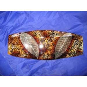  AQY beautiful boat shape platter, glass, can be used as a 