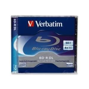  Verbatim Blu ray Dual Layer BD R DL 6x Disc   Silver 