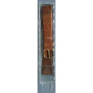   Lizard Pattern Genuine Leather Watch Band 16 mm Reg. 