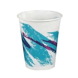    Jazz 4 oz Rolled Rim Waxed Paper Cold Cups: Office Products