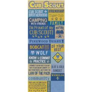  Boy Scouts Of America Embossed Stickers Cub Scout
